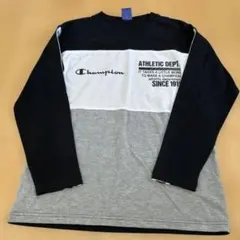 Champion 長袖カットソー 160サイズ 黒/白/灰