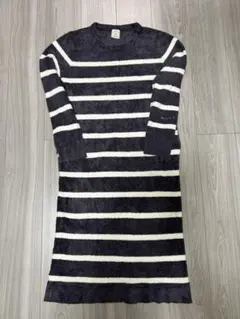 ジェラートピケ ルームウェア ワンピース ボーダー