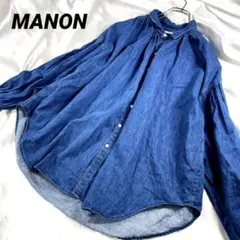 MANON マノン　6oz デニムシャツ　アミカルシャツ　日本製のサムネイル