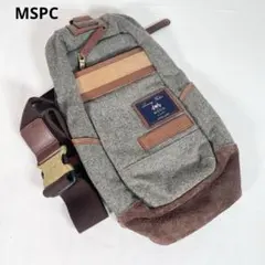 ★MSPC マスターピース ボディバッグ カバン MOON社 牛革 ウールのサムネイル