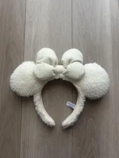 ミッキー耳カチューシャ クリーム色