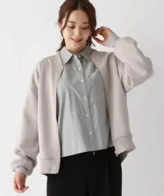 GLOBAL WORK　ライトクッションZIPブルゾン