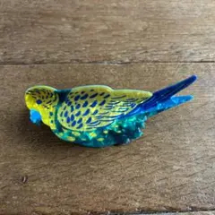 セキセイインコデザイン ヘアピン　ヘアクリップ　鳥　かわいい