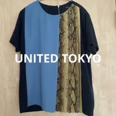 ユナイテッドトウキョウ：美品【花柄刺繍レース／ジャガード】バンド 