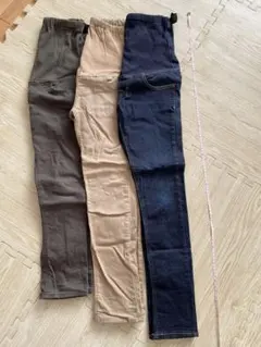 無印良品　マタニティパンツ　３本セット