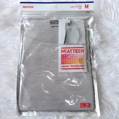 ユニクロ ヒートテックUネックT 半袖 M グレー レディース