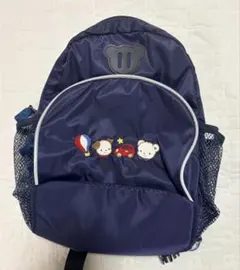 familiar ネイビー刺繍リュック　ファミちゃん