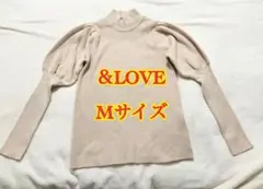 &LOVE 上品クラシカルニットプルオーバー　オフホワイト M