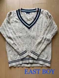 EASTBOY Venus 綿プルオーバー7G〈ケーブル／ライン入り〉