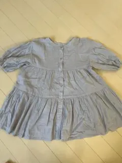 即決でお値引き‼️グローバルワーク　女の子　前開き　チュニック　グレー　140cm