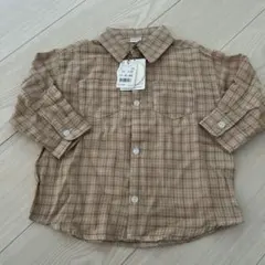 バースデイ　テータテート　チェックシャツ　90 新品タグ付き
