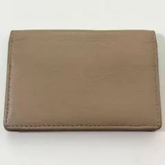 レザー 名刺入れ カードケース ベージュのサムネイル