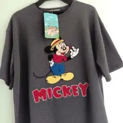 新品Disney ミッキーマウス 刺繍 Tシャツ LLサイズのサムネイル