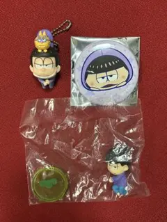 おそ松さん　一松　缶バッジ　フィギュア　マスコット