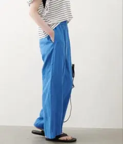 リネンイージースラックスパンツ　ジャーナルスタンダード