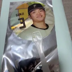 日本ハムファイターズ　ミニうちわ　郡司裕也