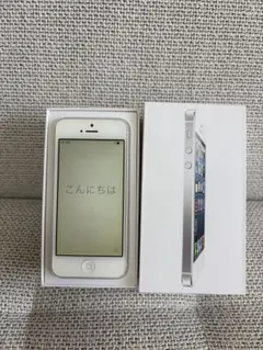 iPhone5 32GB ホワイト 箱付き 付属品あり Apple 動作確認済み