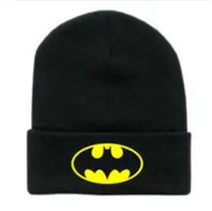【ラスト一点！】バットマン　ニット帽　キャップ　ビーニー　帽子　黒　ブラック