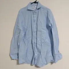 ライトブルー 長袖ワイシャツ L 匿名配送
