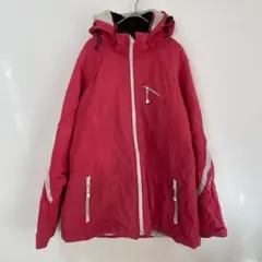L.L.Bean【M】フード付きジャケット ピンク スキーウェア アウター