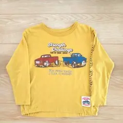 ロンT　 長袖　カットソー　 120　落ち着いたイエロー