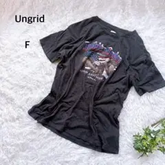 アングリッド　ビッグロゴTシャツ　オーバーサイズ　コットン100% ゆるダボ