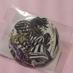 鬼滅の刃　幕間画WEB SHOPくじ　E賞 箔押し57mm缶バッジ　伊黒小芭内