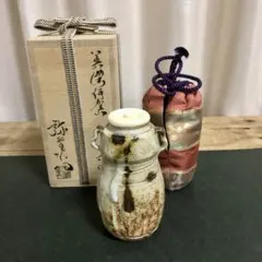 加藤弥右衛門 美濃伊賀耳付茶入 共箱 - メルカリ