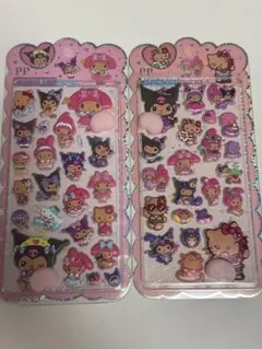 日焼けシリーズ　おしりシール　キティ　クロミ　メロディ　シナモ　プリン　ピアノ