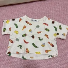 ERIC CARLE 食べ物柄 Tシャツ はらぺこあおむし