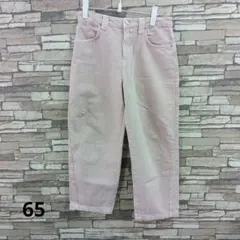 ZARA ピンク ストレートデニム 36