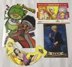 裕*様 ONE PIECE 麦わらストア限定　非売品バナナしおり　サンジ、ロビン