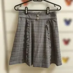 フレアスカート チェック柄