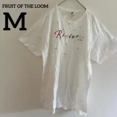 FRUITOF THE LOOM Rider Tシャツ 【M】 ホワイト 大きめ