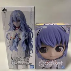 エヴァンゲリオン綾波レイ一番くじE賞　 Qposket 綾波レイフィギュアセット