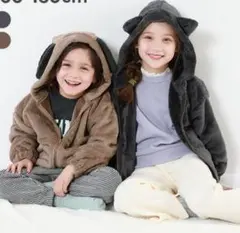 devirock うさぎ　もこもこ　パーカー　130