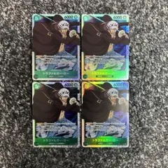 ワンピースカード【人気‼️】ロー 超新星 緑デッキ強化パーツ SR 4枚セット❗️