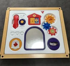 ✨日本育児✨木のミュージカルキッズランドDX 　✨折りたためるベビーサークル✨