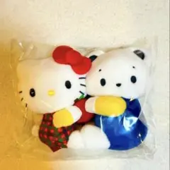 新品未使用】familiar×ハローキティ マスコット ぬいぐるみ ファミリア