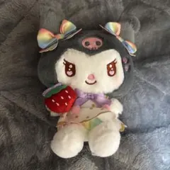 クロミ サンリオ ぬいぐるみ いちご kuromi sanrio