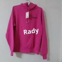 新品 Rady パーカー ピンク Fサイズ