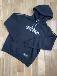 OUTDOOR★ブラック パーカー M