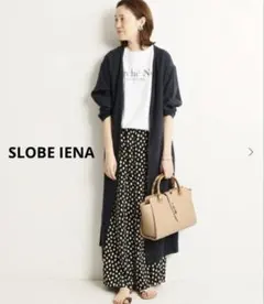 【SLOBE IENA】ベルト付きリネン混ガウンのサムネイル