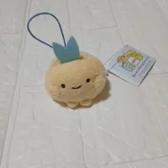 すみっコぐらし ばんざい ゴムひも付きマスコット ぬいぐるみ　あじふらいのしっぽ