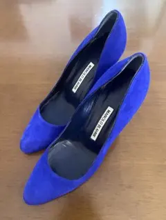 K*A様 MANOLO BLAHNIK ブルー スエード ミュール K*A様 MANOLO BLAHNIK ブルー スエード ミュール - メルカリ