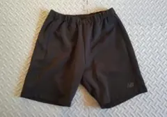 【美品】new balance ハーフパンツ ウーブンショーツ 黒M