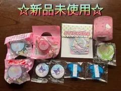 サンリオ 缶バッチ シール マスキングテープ マイメロ キティ クロミ シナモ
