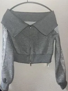 GRL レース付きジャケット スカート セットアップ