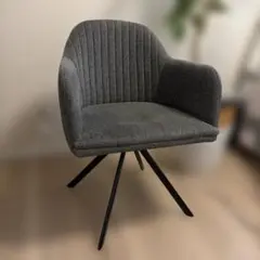 IKEA YANOLOF ヤンオロフ グレーアームチェア 木製脚付き - メルカリ