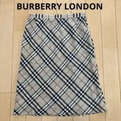 BURBERRY LONDON チェックラップスカート カシミヤ混XLサイズ13 - メルカリ